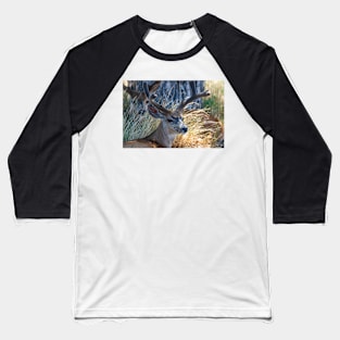 Velvet Buck Baseball T-Shirt